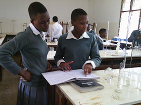 students at laboratory